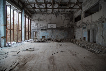 Chernobyl Basketball court 