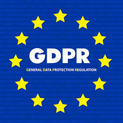 General Data Protection Regulation (GDPR) Concept Illustration - 25 May 2018