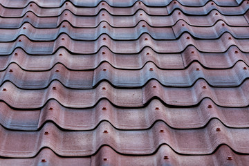 Metal tile for roof