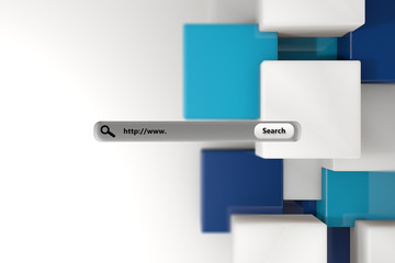 Search engine  against abstract background