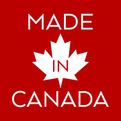 Fototapeta premium Made in Canada Stamp