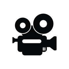 Vintage Movie Camera Icon