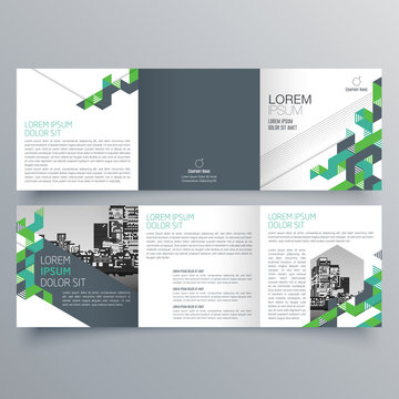 Brochure design, brochure template, creative tri-fold, trend brochure