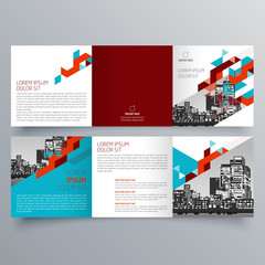 Brochure design, brochure template, creative tri-fold, trend brochure