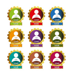 game competition ranking score badge