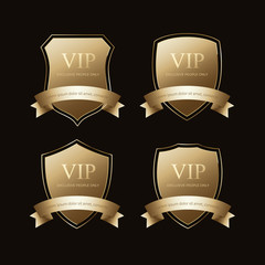Luxury vip labels and objects