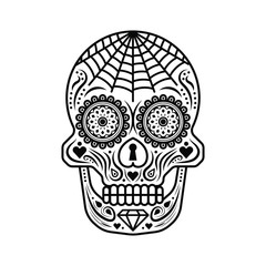 Vector Sugar Skull