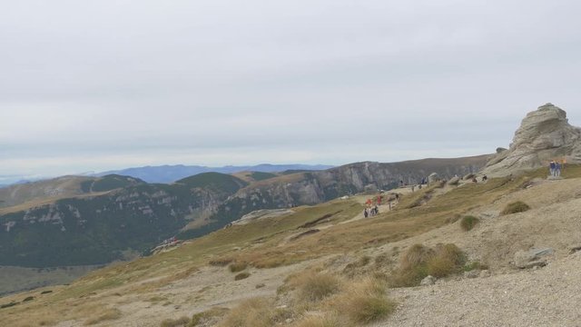 View from Bucegi Mountains  