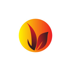month of fire vector logo