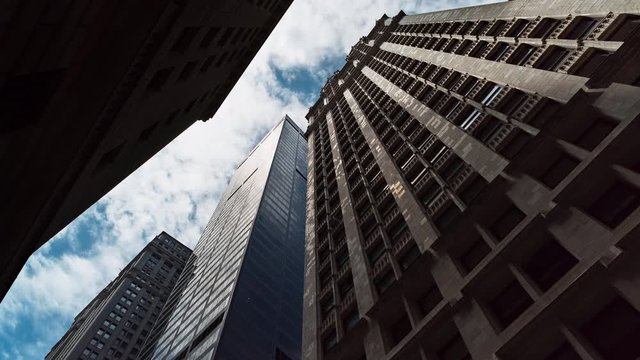 New York Time-lapse Fidi From Below