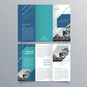 Brochure design, brochure template, creative tri-fold, trend brochure