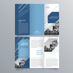 Brochure design, brochure template, creative tri-fold, trend brochure