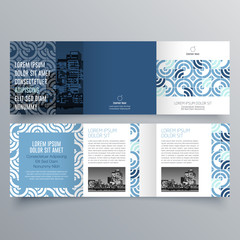 Brochure design, brochure template, creative tri-fold, trend brochure