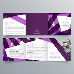 Brochure design, brochure template, creative tri-fold, trend brochure