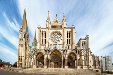 Fotobehang South side of Chartres Cathedral © Valerie2000