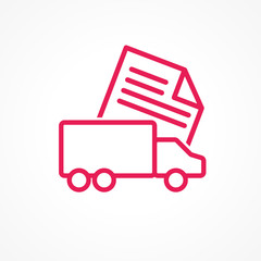 icône internet, livraison