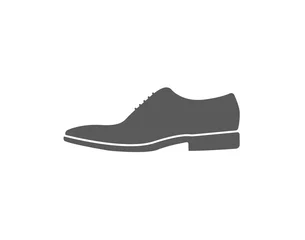 Behangcirkel Modern classic office shoes icon © kaif