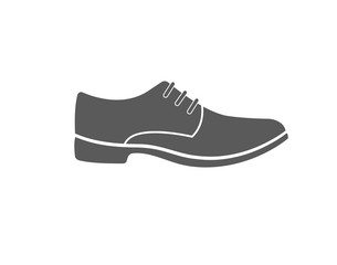 Modern classic office shoes icon