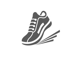 Modern athletics shoes icon