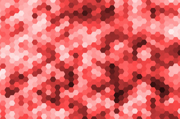 red hexagon abstract polygonal texture