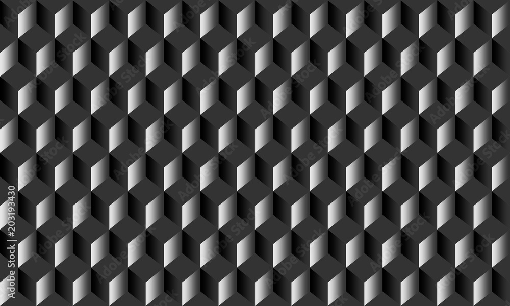 Aufkleber dark seamless block pattern.vector busines pattern with blocks.