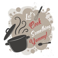 Kitchen Frame in retro style