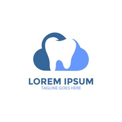 cloud logo. vector illustration. icon. logo