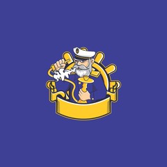 hookah captain mascot