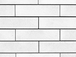 Large texture of the bricks. Background. Black and white image.