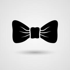 Bow tie sign, label, icon. Vector illustration