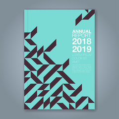 Abstract minimal geometric shapes polygon design background for business annual report book cover brochure flyer poster