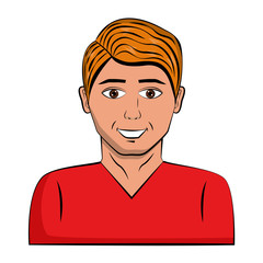 man character pop art style vector illustration design