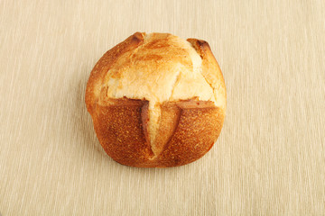 Fresh bread on the table