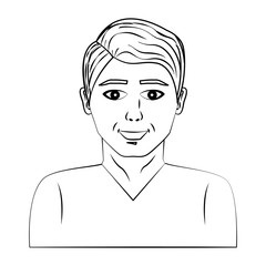 man character pop art style vector illustration design