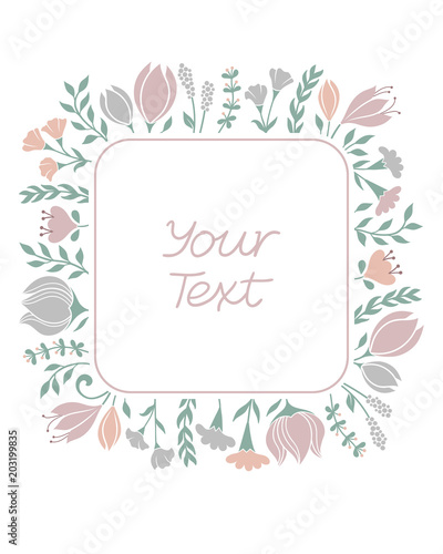 Pastel Wedding Invitation Template 10