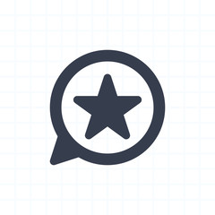 Star Notification - Segment Icons. A professional, pixel-perfect icon.