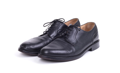 Expensive formal shoes, isolated