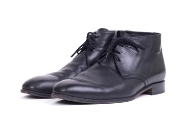 Expensive formal shoes, isolated