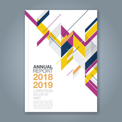 Abstract minimal geometric shapes polygon design background for business annual report book cover brochure flyer poster