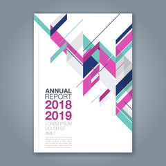 Abstract minimal geometric shapes polygon design background for business annual report book cover brochure flyer poster