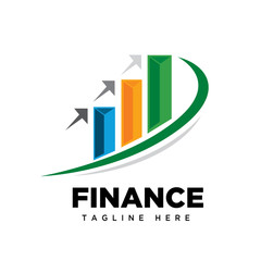 Arrow up increase data statistic logo