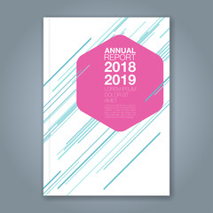 Naklejka premium Abstract minimal geometric shapes polygon design background for business annual report book cover brochure flyer poster