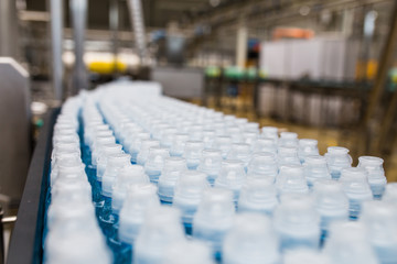 Bottling plant - Water bottling line for processing and bottling pure mineral carbonated water into bottles.