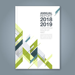 Abstract minimal geometric shapes polygon design background for business annual report book cover brochure flyer poster