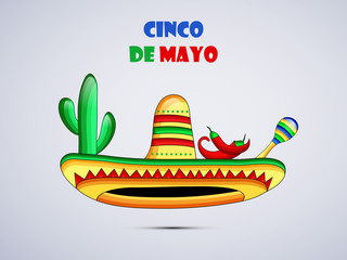 Illustration of background for Cinco De Mayo