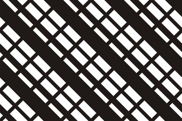 Geometric seamless pattern with intersecting lines, grids, cells. Criss-cross background Vector illustration