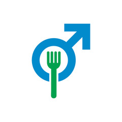 Restaurant Man Logo Icon Design