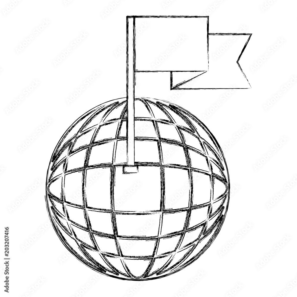 Poster gps navigation pin map world location vector illustration