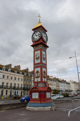 Seaside clock tower