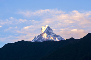 Mountain peak in Nepal